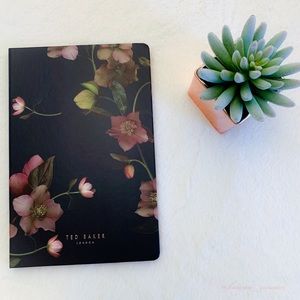 NWT Ted Baker Navy Arboretum Floral A5 Notebook